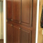 built in pantry cabinet face replace