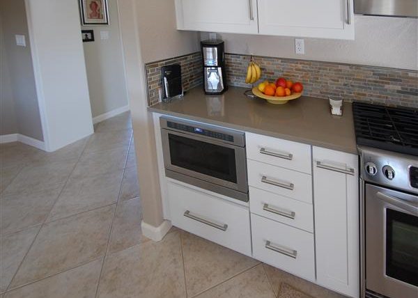kitchen remodel drawer microwave