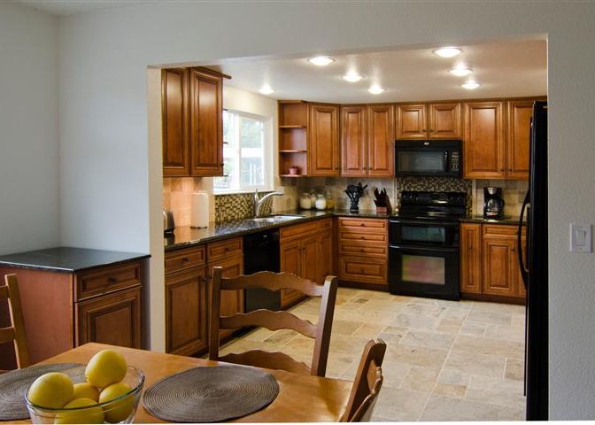 vacaville kitchen open wall