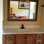 vanity replaced with custom top