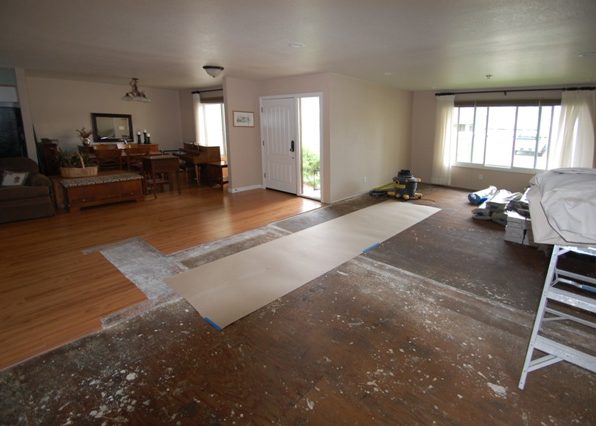 Bedroom walls down