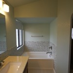 soaker tub mosaic tile