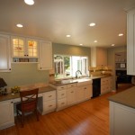 Built in Desk in Kitchen Cabinets