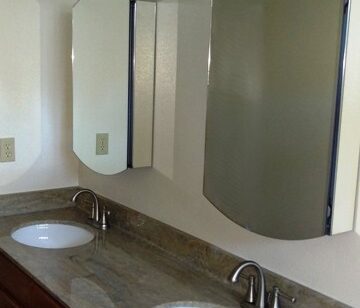 Cast Granite matching vanity top