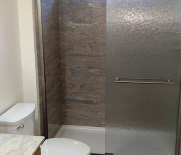 Cast Granite shower wall surround
