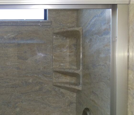 Cast Granite soap shampoo holder