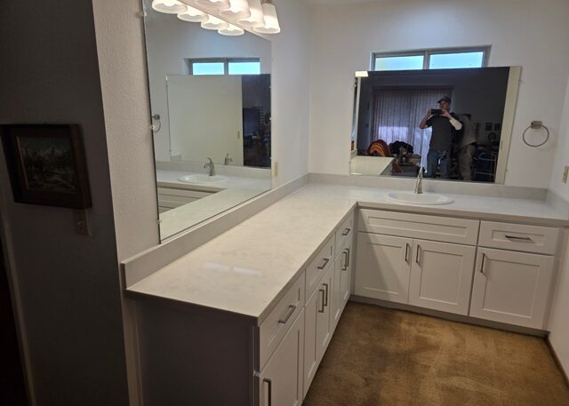 new vanity quartz top